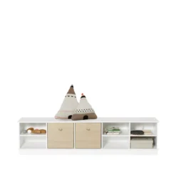 Banquette Wood - Blanc -Magasin De Meubles Pour Enfants 041333 etagere wood 5x1 base oliver furniture 8 1264x1234