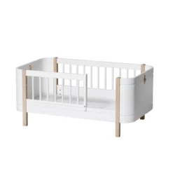 Lit Bébé évolutif 5 En 1 Mini+ Wood - Blanc/Chêne -Magasin De Meubles Pour Enfants 041425 wood mini chene oliver furniture 8 1264x1234