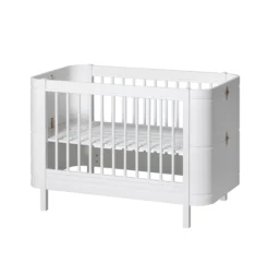 Lit Bébé évolutif 5 En 1 Mini+ Wood - Blanc -Magasin De Meubles Pour Enfants 041426 wood mini blanc oliver furniture 2 1264x1234