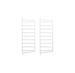 Pack 2 Portants Muraux 50 X 20 Cm - Blanc