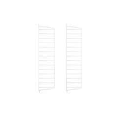 Pack 2 Portants Muraux 75 X 20 Cm - Blanc