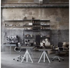 Pack 2 Portants Muraux Au Sol 85 X 30 Cm - Gris -Magasin De Meubles Pour Enfants 2 portants muraux 85x30 grey string 2 1264x1234