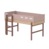 Lit Enfant Mi-hauteur échelle Droite Popsicle - Chêne/Cherry -Magasin De Meubles Pour Enfants 80 24301 33 lit mi hauteur echelle droite cherry popsicle flexa 1 1264x1234