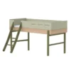 Lit Enfant Mi-hauteur échelle Inclinée Popsicle - Chêne/Kiwi -Magasin De Meubles Pour Enfants 80 24302 31 lit mi hauteur echelle kiwi popsicle flexa 1 1264x1234