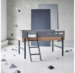 Lit Enfant Mi-hauteur échelle Inclinée Popsicle - Chêne/Blueberry 16 Lit Enfant Mi-hauteur échelle Inclinée Popsicle - Chêne/Blueberry -Magasin De Meubles Pour Enfants 80 24302 32 lit mi hauteur echelle blueberry popsicle flexa 7 1264x1234