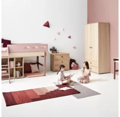 Lit Enfant Mi-hauteur échelle Inclinée Popsicle - Chêne/Cherry 14 Lit Enfant Mi-hauteur échelle Inclinée Popsicle - Chêne/Cherry -Magasin De Meubles Pour Enfants 80 24302 33 lit mi hauteur echelle cherry popsicle flexa 6 1264x1234