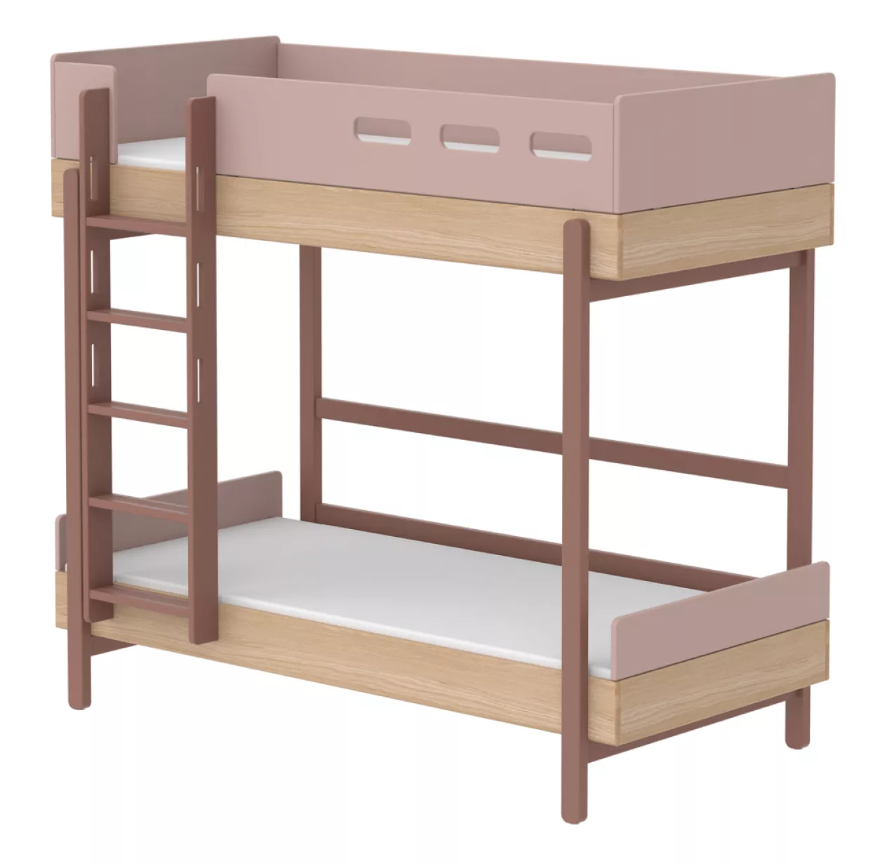 Lit Superposé échelle Droite Popsicle - Chêne/Cherry 3 Lit Superposé échelle Droite Popsicle - Chêne/Cherry