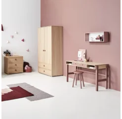 Armoire Haute Popsicle - Chêne/Cherry -Magasin De Meubles Pour Enfants 81 30504 33 armoire haute cherry popsicle flexa 8 1264x1234