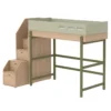 Lit Mezzanine Escalier Popsicle - Chêne/Kiwi -Magasin De Meubles Pour Enfants 90 10766 31 lit mezzanine escalier kiwi popsicle flexa 1 1264x1234
