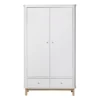 Armoire 2 Portes Wood - Chêne / Blanc -Magasin De Meubles Pour Enfants armoire 2 portes 041351 blanc chene oliver furniture 1 1264x1234