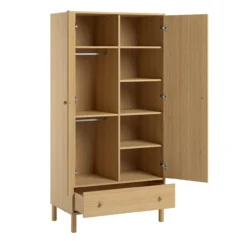 VOX Armoire 2 Portes Tela - Chêne -Magasin De Meubles Pour Enfants armoire 2 portes tela chene vox 3 1264x1234