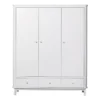 Armoire 3 Portes Wood - Blanc -Magasin De Meubles Pour Enfants armoire 3 portes 041354 blanc oliver furniture 1 1264x1234