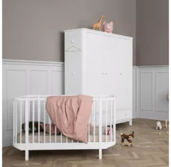 Armoire 3 Portes Wood - Blanc -Magasin De Meubles Pour Enfants armoire 3 portes 041354 blanc oliver furniture 8 1264x1234