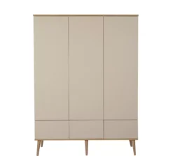 Magasin De Meubles Pour Enfants 38 Armoire 3 Portes Flow XL - Argile / Chêne