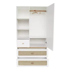 Armoire En Cèdre Et Rotin Marélia - Blanc 8 Armoire En Cèdre Et Rotin Marélia - Blanc -Magasin De Meubles Pour Enfants armoire bois rotin marelia blanc theo 3 1264x1234