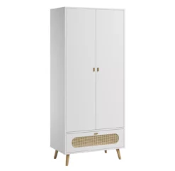 VOX Armoire 2 Portes Canne - Blanc