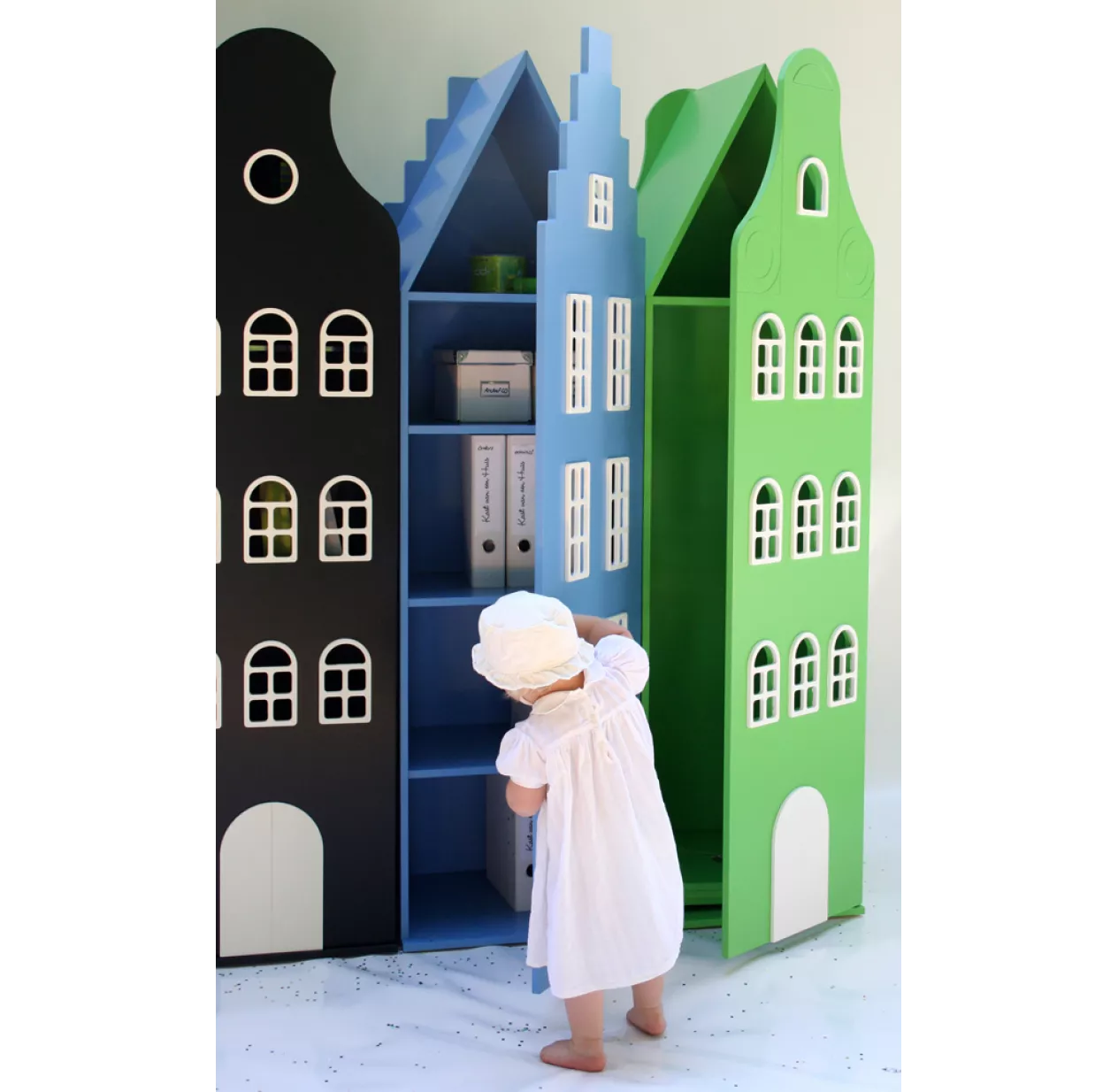 Armoire Maison Amsterdam Cloche - Blanc 4 Armoire Maison Amsterdam Cloche - Blanc – Image 2