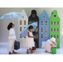 Armoire Maison Amsterdam Cloche - Bleu Nuit -Magasin De Meubles Pour Enfants armoire maison amsterdam kast van een huis 2 1264x1234 2