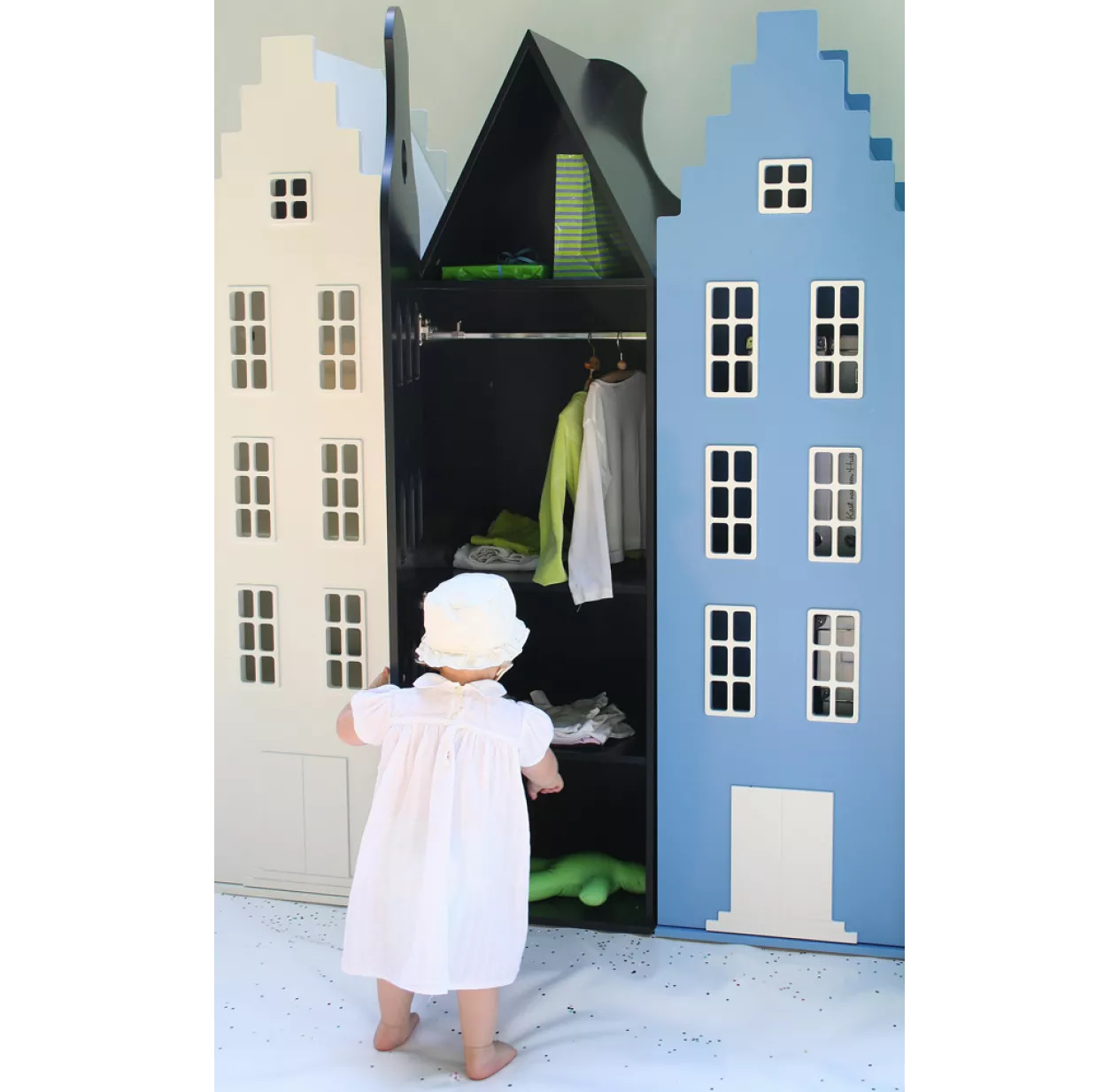 Armoire Maison Amsterdam Cloche - Blanc 9 Armoire Maison Amsterdam Cloche - Blanc – Image 7