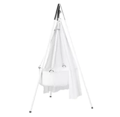 Berceau Suspendu Leander Avec Matelas Et Sangles - Blanc -Magasin De Meubles Pour Enfants berceau blanc leander 3 1264x1234