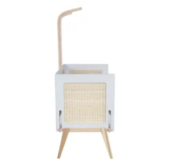 Berceau Cododo Cèdre Et Rotin Marélia - Lune -Magasin De Meubles Pour Enfants berceau cododo rotin perle marelia theo 7 1264x1234