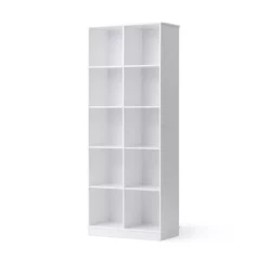 Bibliothèque Wood 2x5 Verticale Avec Socle -Magasin De Meubles Pour Enfants bibliotheque verticale wood 2x5 oliver furniture 3 1264x1234