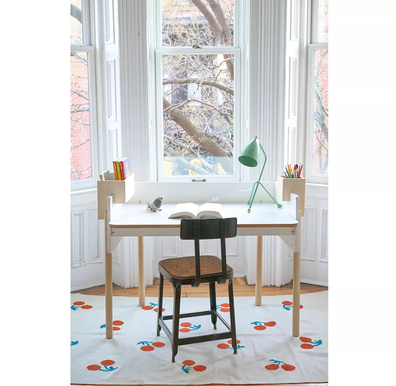 Bureau évolutif Brooklyn - Blanc/Bouleau 7 Bureau évolutif Brooklyn - Blanc/Bouleau – Image 5