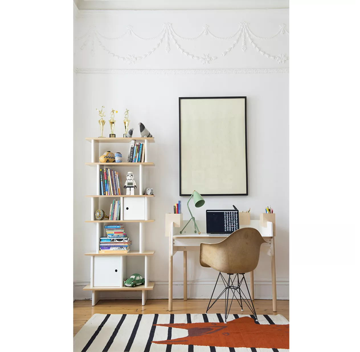 Bureau évolutif Brooklyn - Blanc/Bouleau 8 Bureau évolutif Brooklyn - Blanc/Bouleau – Image 6