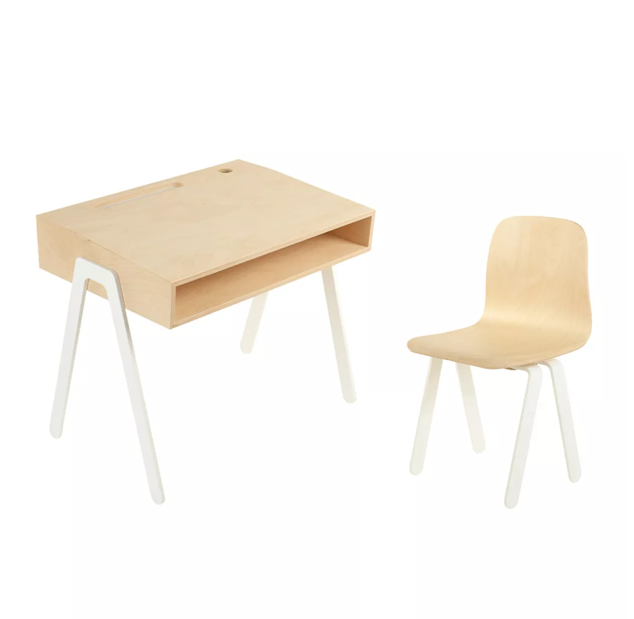 Bureau Et Chaise Enfant 2-6 Ans - Blanc 3 Bureau Et Chaise Enfant 2-6 Ans - Blanc