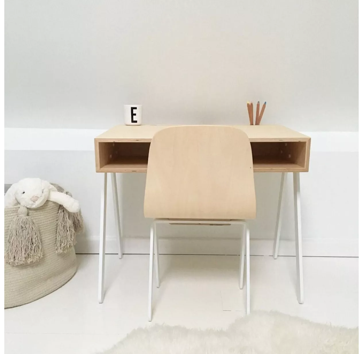 Bureau Et Chaise Enfant 2-6 Ans - Blanc 12 Bureau Et Chaise Enfant 2-6 Ans - Blanc – Image 10