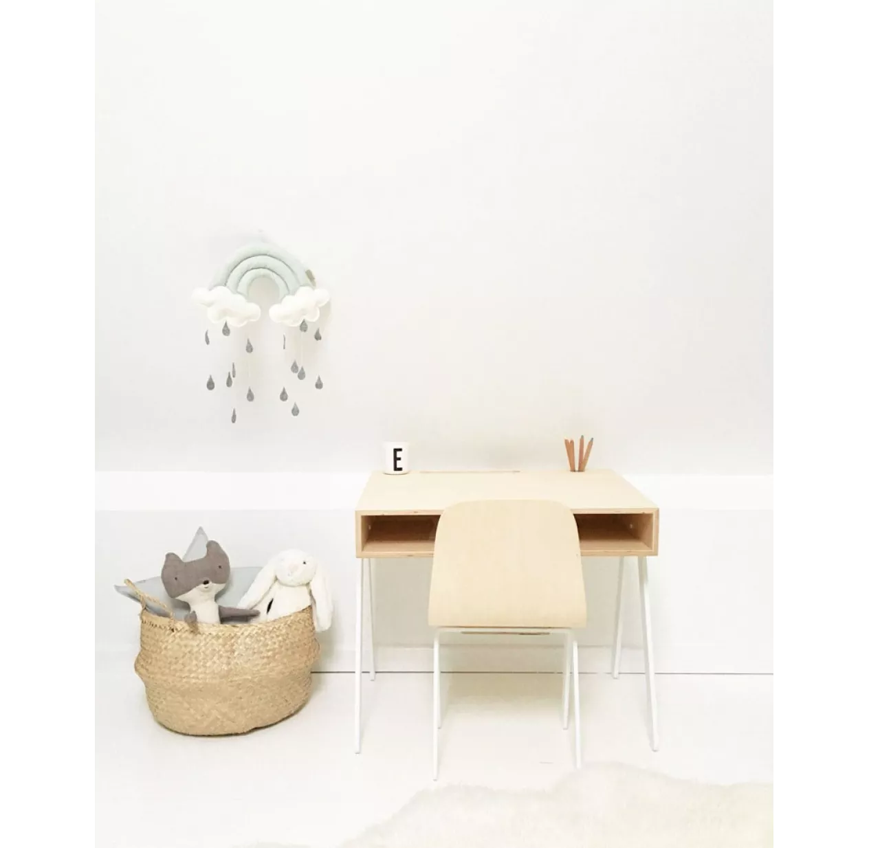 Bureau Et Chaise Enfant 2-6 Ans - Blanc 6 Bureau Et Chaise Enfant 2-6 Ans - Blanc – Image 4