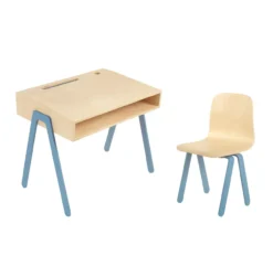Bureau Et Chaise Enfant 2-6 Ans - Bleu