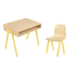 Bureau Et Chaise Enfant 2-6 Ans - Jaune -Magasin De Meubles Pour Enfants bureau et chaise enfant in2wood jaune 0 1264x1234