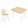 Bureau Et Chaise Junior 7-10 Ans - Rose Poudré -Magasin De Meubles Pour Enfants bureau junior et chaise in2wood rose 0 1264x1234