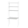 Bureau Mural évolutif - Blanc -Magasin De Meubles Pour Enfants bureau mural evolutif bundles c blanc string furniture 1 1264x1234