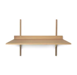 Ferm LIVING Bureau Mural Sector - Chêne/Laiton