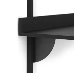 Ferm LIVING Bureau Mural Sector - Noir 7 Ferm LIVING Bureau Mural Sector - Noir -Magasin De Meubles Pour Enfants bureau sector frene noir laiton noir ferm living 3 1264x1234