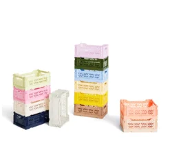 Hay Caisse Pliable Aykasa S - Bleu Clair -Magasin De Meubles Pour Enfants caisse pliable empilable aykasa hay small bleu clair 3 1264x1234