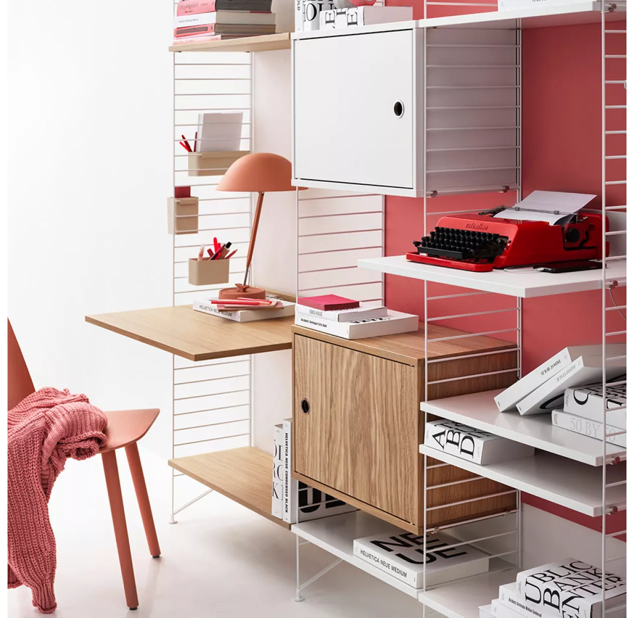 Caisson 1 Porte 58 X 30 Cm - Blanc 4 Caisson 1 Porte 58 X 30 Cm - Blanc – Image 2