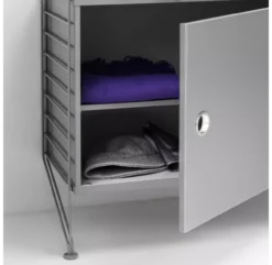 Caisson 1 Porte 58 X 30 Cm - Gris -Magasin De Meubles Pour Enfants caisson 1 porte 58 cm string furniture gris 3 1264x1234