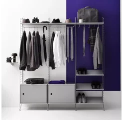 Caisson 1 Porte 58 X 30 Cm - Gris -Magasin De Meubles Pour Enfants caisson 1 porte 58 cm string furniture gris 4 1264x1234