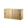 Caisson 2 Portes Coulissantes 78 Cm - Chêne -Magasin De Meubles Pour Enfants caisson 2 portes 78x20 78x30 oak string 1 1264x1234