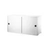 Caisson 2 Portes Coulissantes 78 Cm - Blanc