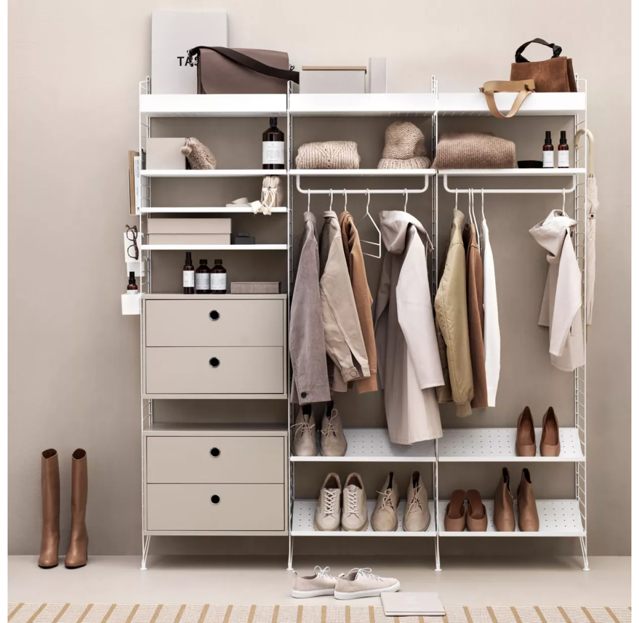 Caisson 2 Tiroirs 58 X 30 Cm - Chêne 4 Caisson 2 Tiroirs 58 X 30 Cm - Chêne – Image 2