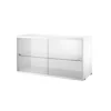 Caisson 2 Portes Vitrées Coulissantes - Blanc -Magasin De Meubles Pour Enfants caisson vitrine white string 1 1264x1234