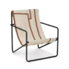 Ferm LIVING Chaise Lounge Desert - Noir/Shape -Magasin De Meubles Pour Enfants chaise lounge adulte desert shape noir ferm living 1 1264x1234