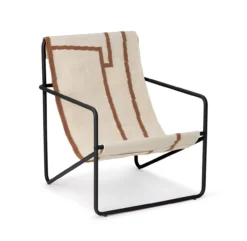 Ferm LIVING Chaise Lounge Desert - Noir/Shape