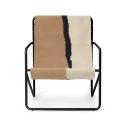 Ferm LIVING Chaise Lounge Desert - Noir/Soil -Magasin De Meubles Pour Enfants chaise lounge adulte desert soil noir ferm living 3 1264x1234