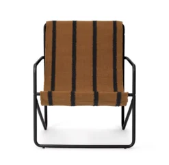 Ferm LIVING Chaise Lounge Desert - Noir/Stripe -Magasin De Meubles Pour Enfants chaise lounge adulte desert stripe noir ferm living 3 1264x1234