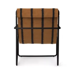 Ferm LIVING Chaise Lounge Desert - Noir/Stripe -Magasin De Meubles Pour Enfants chaise lounge adulte desert stripe noir ferm living 7 1264x1234